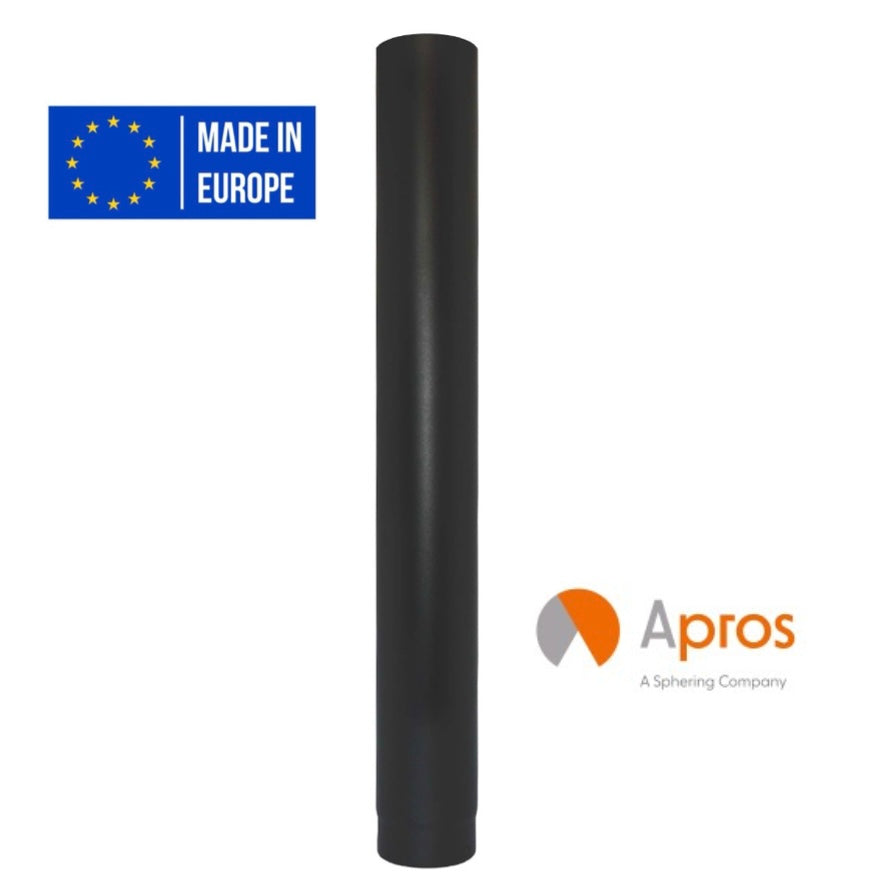 Tubo 1000mm Nero straight pipe