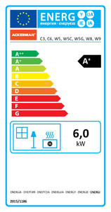 Acker Olsberg wood burning 6-7kw stove